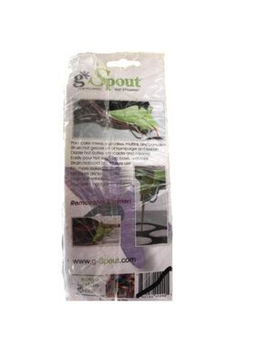 G spout for pouring and straining